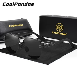 CoolPandas 2022 Brand New Design Sunglasses For Men Polarized Gradient Sun glasses Women Men Retro E