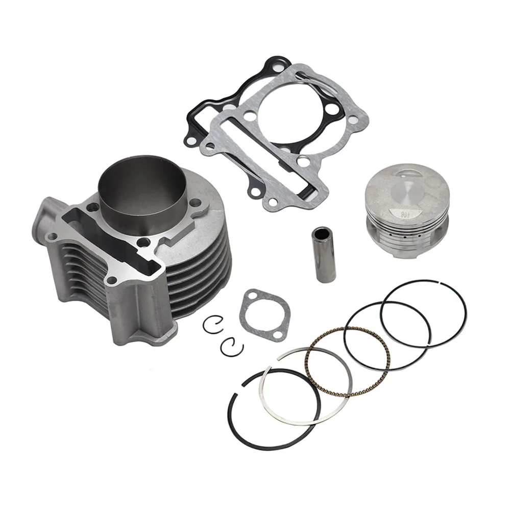 

Scooter 63mm Racing Big Bore Cylinder Gasket Piston Set Kit For GY6 125cc 150cc Upgrade to 200cc 152QMI 157QMJ 4T