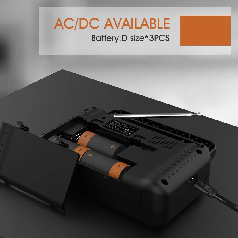 Портативное коротковолновое радио TOMASHI AM FM транзисторное с лучшим приемом