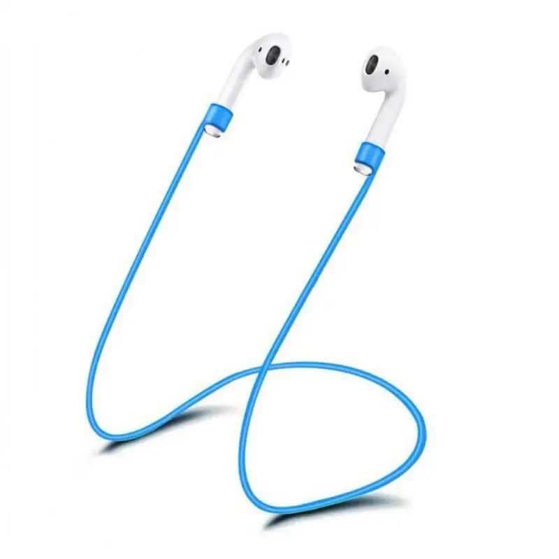 

Anti-Lost Silicone Earphone Rope Holder Cable for Airpods TWS Wireless Headphone Neck Strap Cord String Accessories