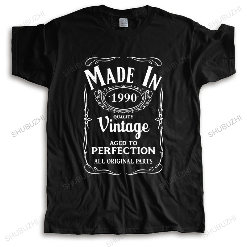 Mannen Shirts Vintage 1990 Mode 31th Verjaardagscadeau T 90 s Bedrukte T-shirt Men Cotton Tees Tops Anime Harajuku Streetwear