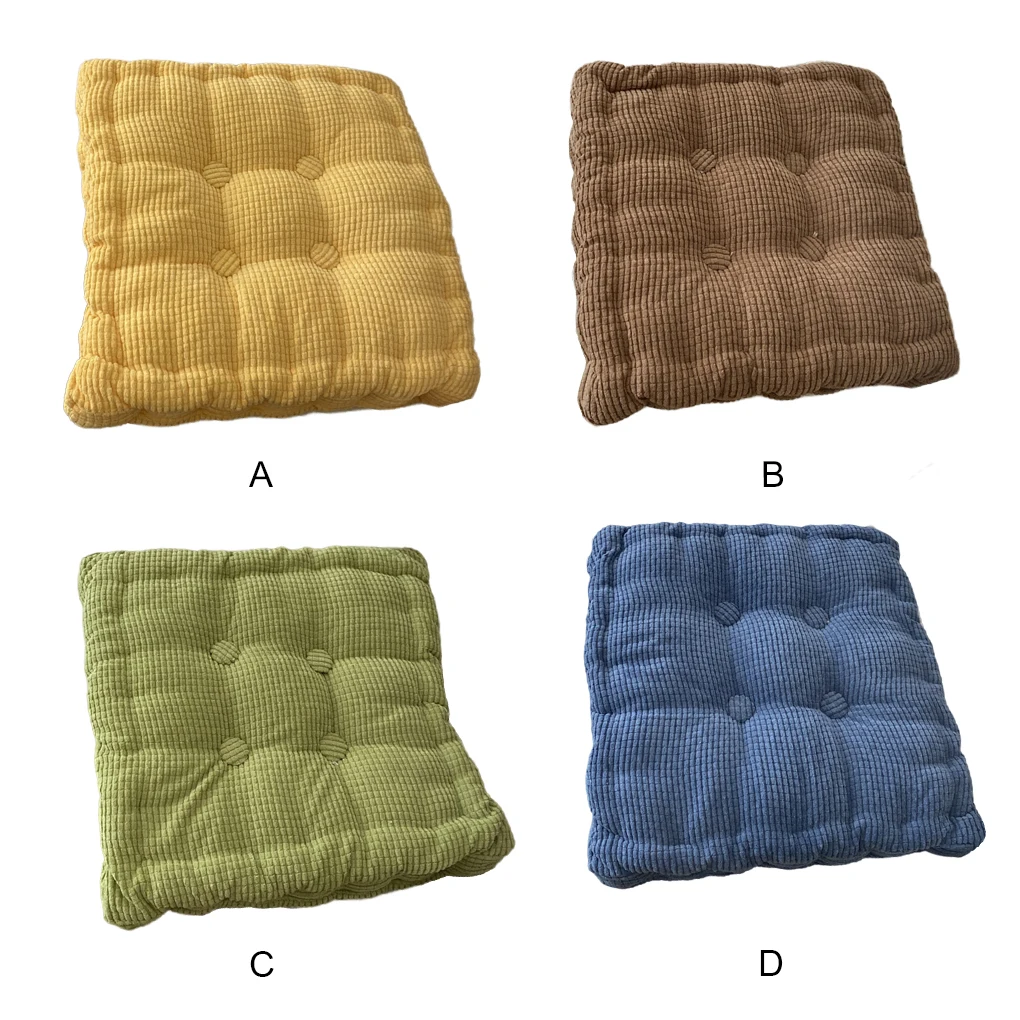 Corduroy Butt Pads Tufted Padded Cushion Anti-slide Support 