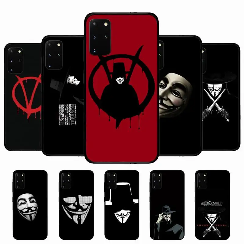 

Disney V For Vendetta Phone Case for Samsung S10 21 20 9 8 plus lite S20 UlTRA 7edge
