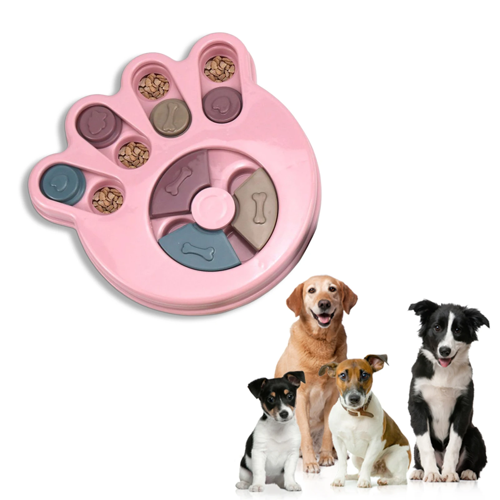

Dog Puzzles For Smart Dogs Interactive Dog Puzzle Toys Puppy Food Puzzle Feeder Toys Dog Treat Puzzle For IQ Training Slow