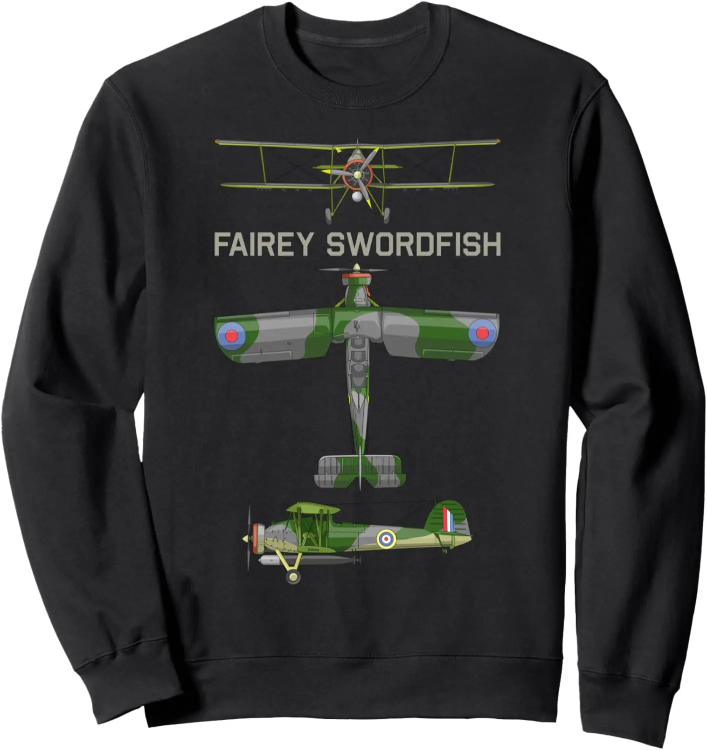 Толстовка для самолета-торпеда-бомбардировщика Fairey Swordfish British WW2