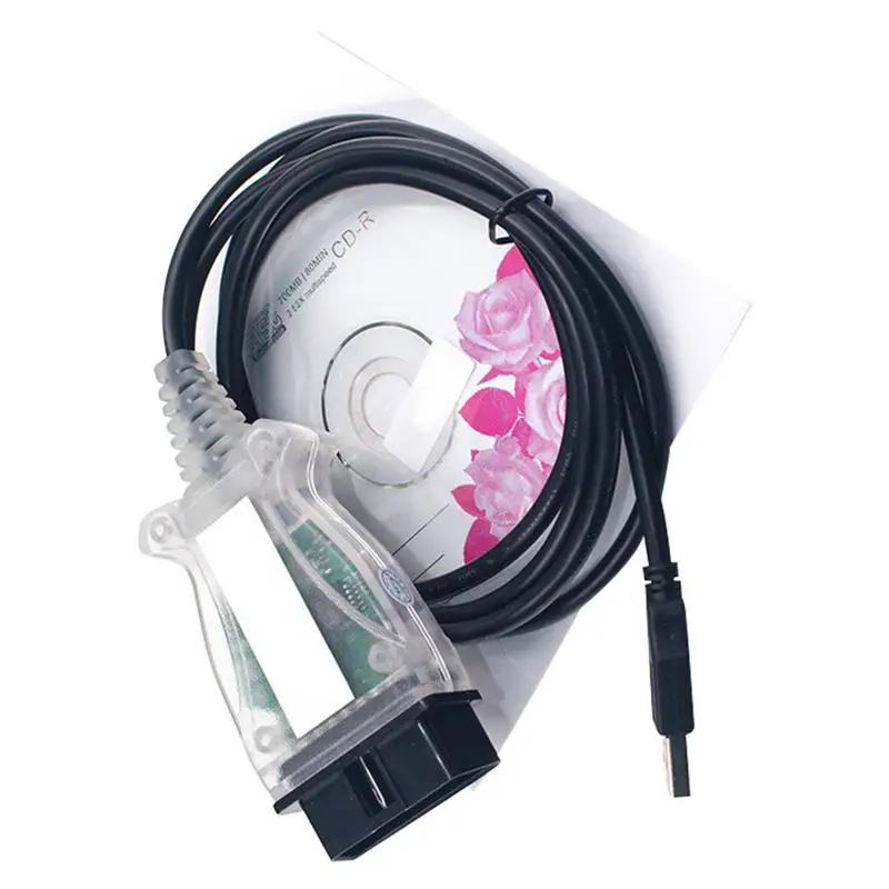 

Автомобильный диагностический кабель K DCAN OBD2 USB интерфейс с чипом FT232RL Автомобильный Диагностический кабель с приводом подходит для K DCAN