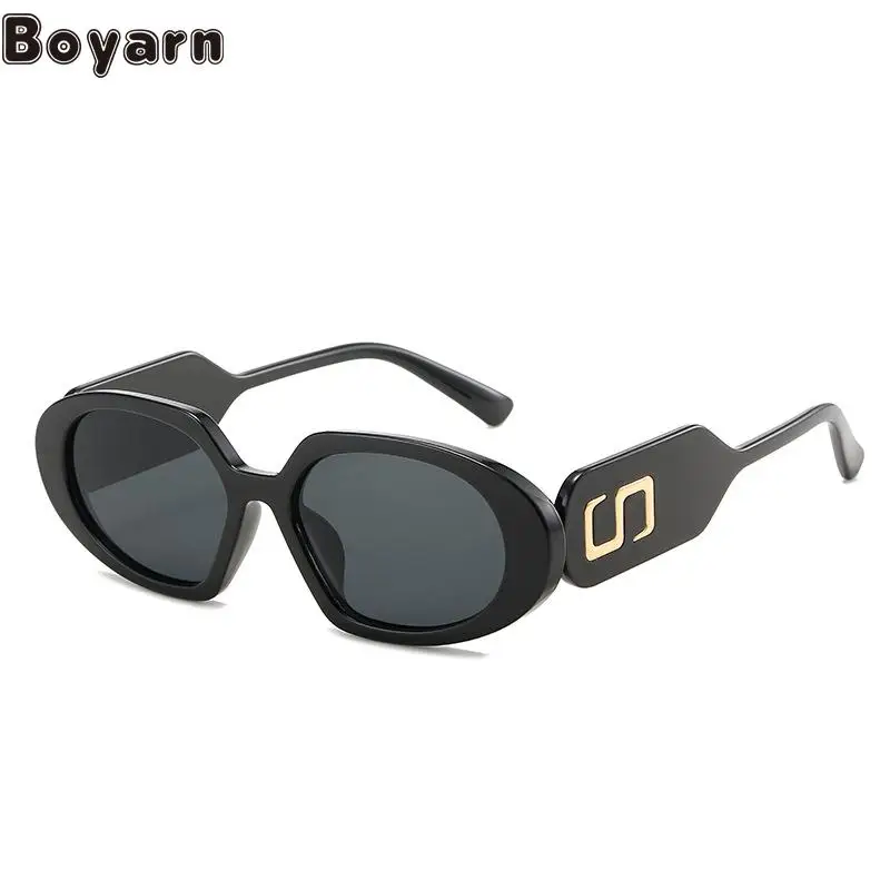 

Boyarn New Fashion Glasses Trend Sunglasses Small Face Personalized Sunglasses Steampunk Candy Color Glasses Eyewear