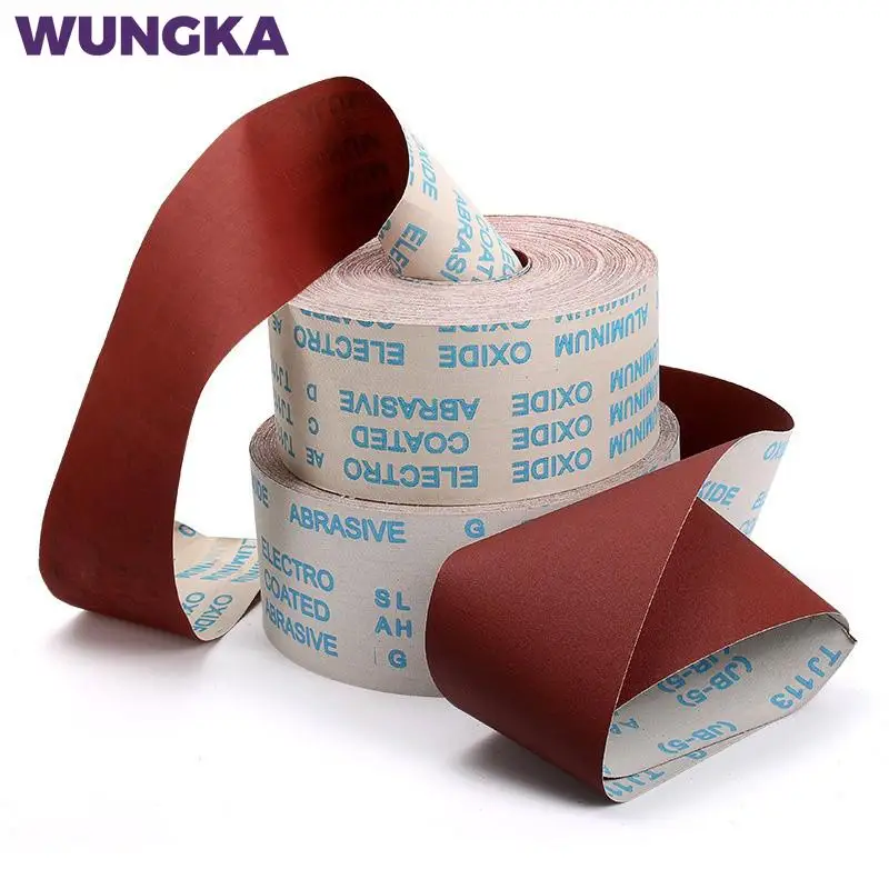 Шлифовальные абразивные листы, зернистость 80, 100, 120, 150, 180, 240, 400, 600, зернистость 1 или 5 м, ширина 4 дюйма, 800 мм