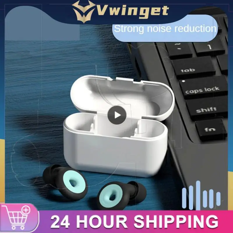 

Silicone Sleeping Ear Plugs Sound Insulation Earplugs Anti-noise Special Silent Noise Reduction Sleep Noise Reduction Earplugs
