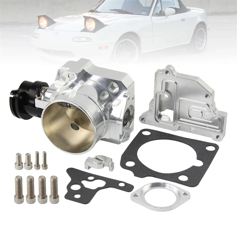 Корпус дроссельной заслонки с ЧПУ Silver Racing 2 5 дюйма 64 мм Pro Series 1994-1997 подходит для