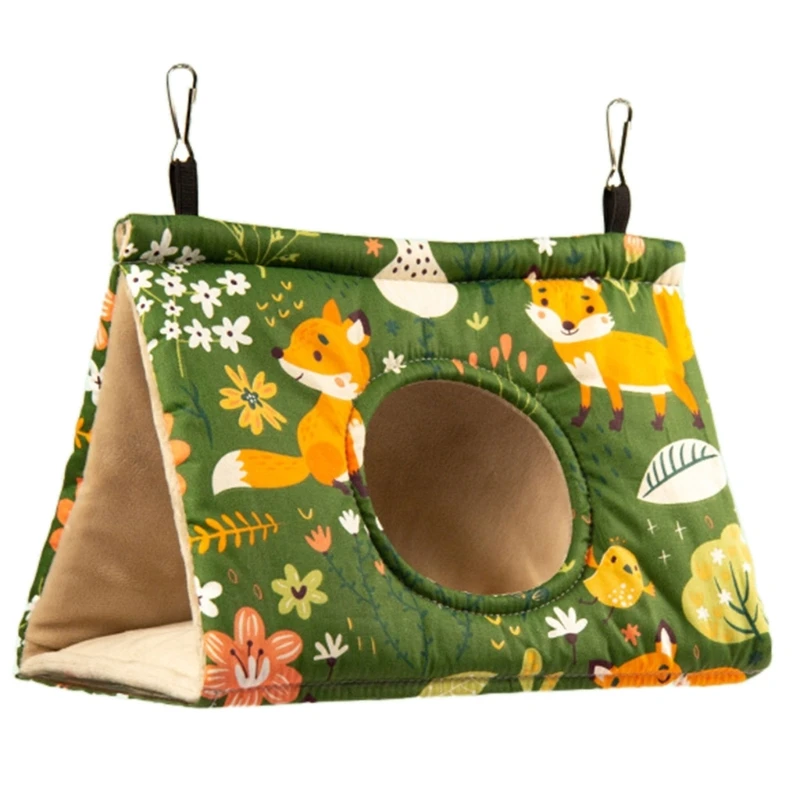 

Теплый мягкий бархатный подвесной гамак с птицами