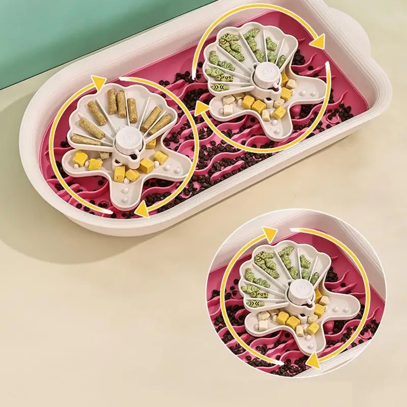 Миска для собак миска медленного кормления кошек лабиринт лакомство йогурт