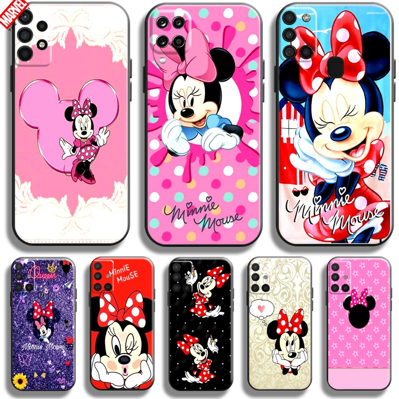 

Cute Cartoon Minnie Mouse For Samsung Galaxy A11 A12 A20 A21 A21S A22 A30 A31 A32 A42 A51 A52 A70 A71 A72 5G Phone Case Carcasa