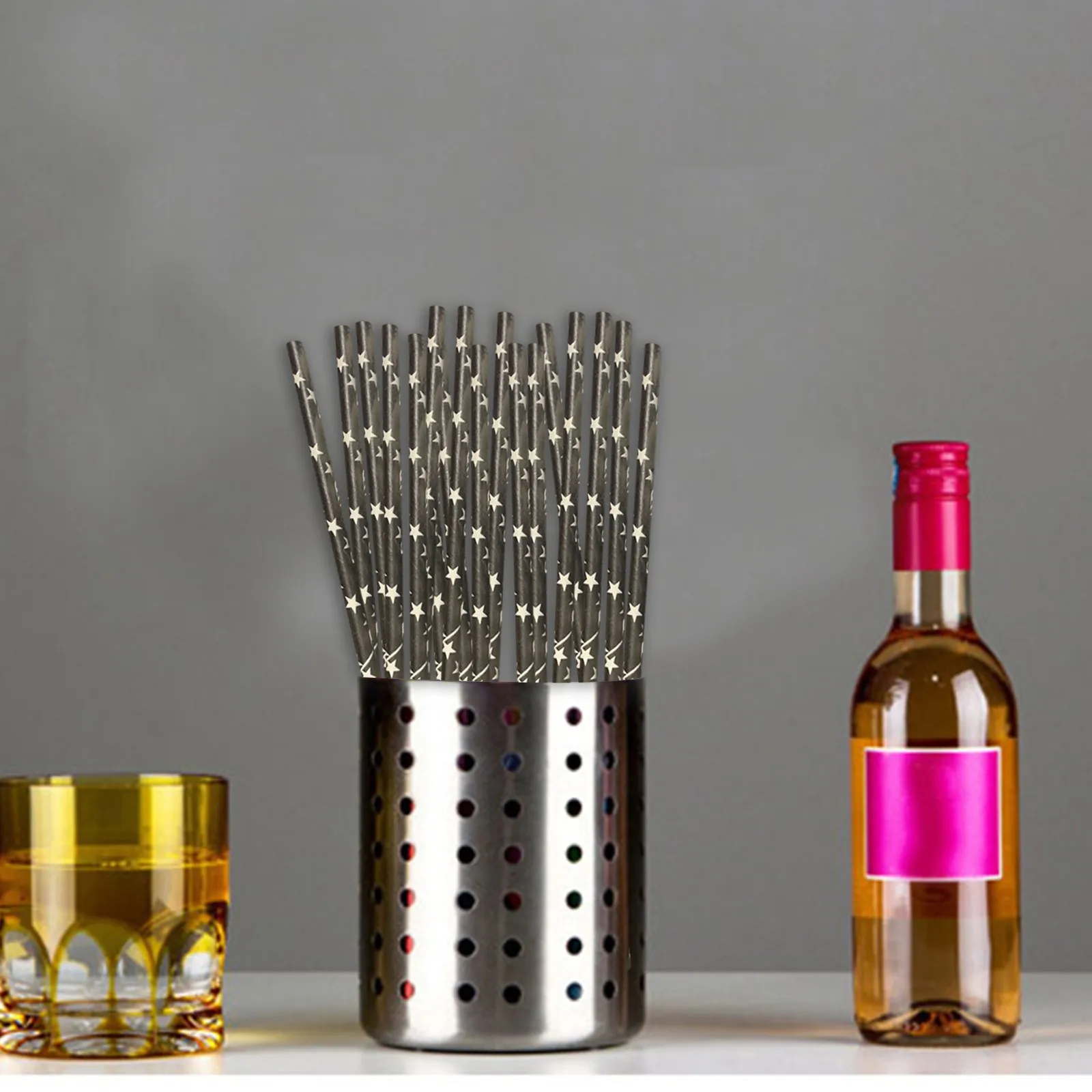 

Цветные соломинки для тумблера, гибкие соломинки, индивидуально обернутые, длиной 10 дюймов, гибкие, одноразовые