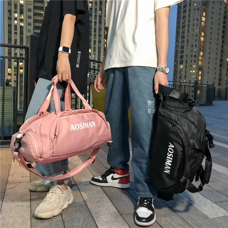 Large Capacity Gym Bags Fashion Women Fitness Bags Waterproof Men's Travel Backpack Multi-function Sports Yoga Training Handbag