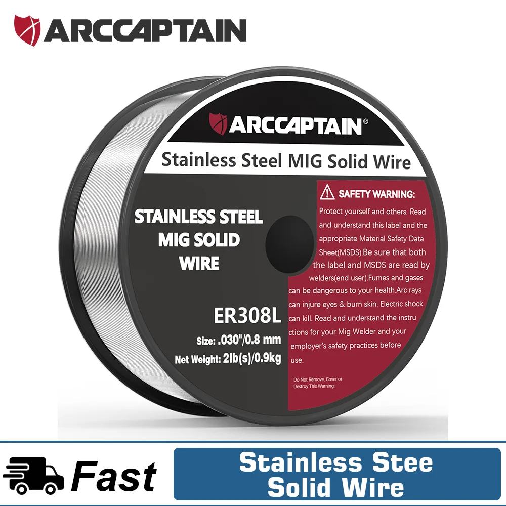 

ARCCAPTAIN Проволока MIG из нержавеющей стали ER308L 0,8 0,9 мм
