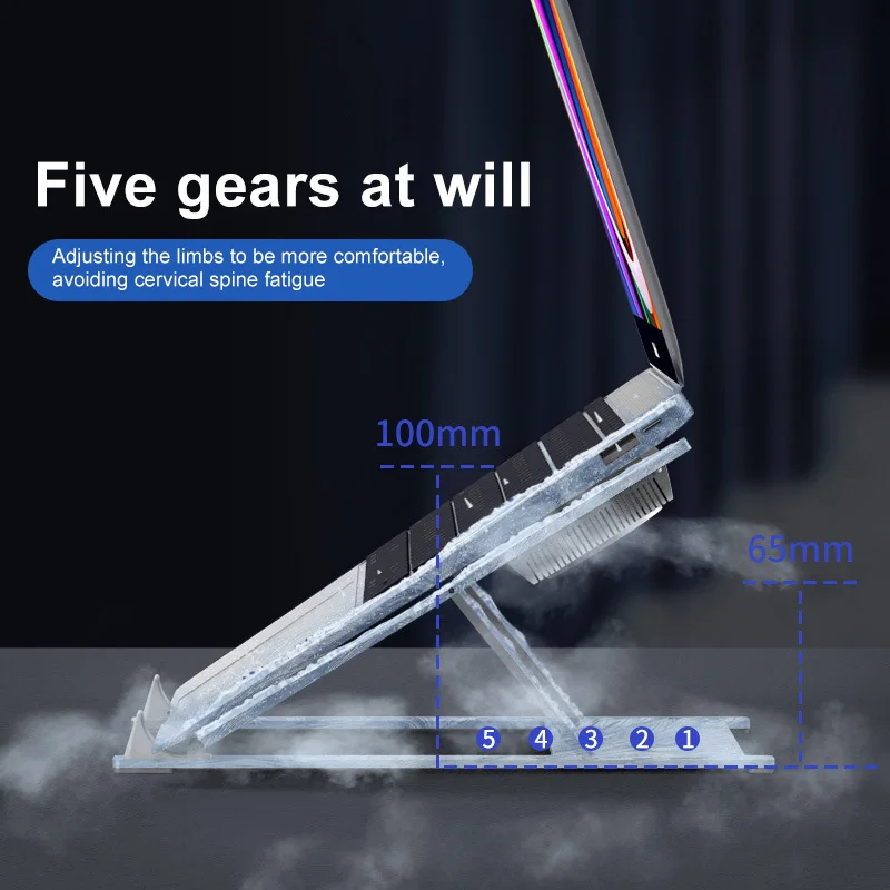 For Macbook Xiaomi Notebook Fan Stand Notebook Cooling Base Bracket Notebook Cooling Pad Bracket Dual Fan Laptop Cooler For Macbook Xiaomi Notebook Fan Stand Notebook Cooling Base Bracket Notebook Cooling Pad Bracket Dual Fan Laptop Cooler