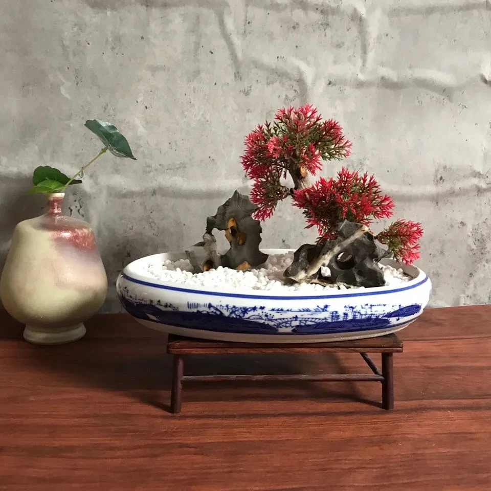 15Pcs Nature Stone Taihu Shiyuan Stone Bonsai Attached Stone Fish Tank Miniature Landscape Natural Size 1-7Cm Random Delivery