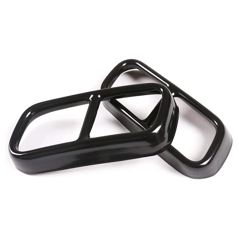 2 шт. автомобильный глушитель выхлопных газов из нержавеющей стали задний