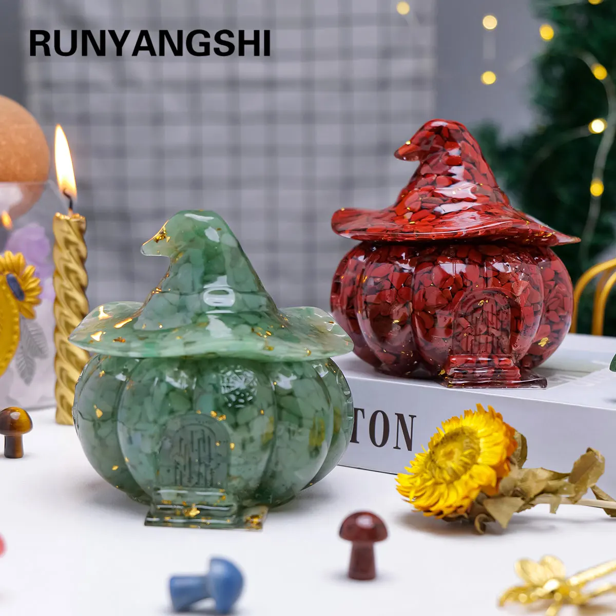 Натуральный кристаллический гравий Trivia Pursuit декоративная домашняя статуя