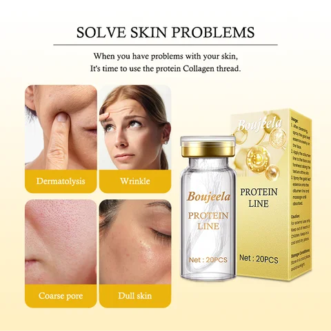 Активная коллагеновая нить Hilos Tensores Para El Rostro Lift Elasticity кожи Глубокое увлажнение Hilos De Colageno Absorbibles Para