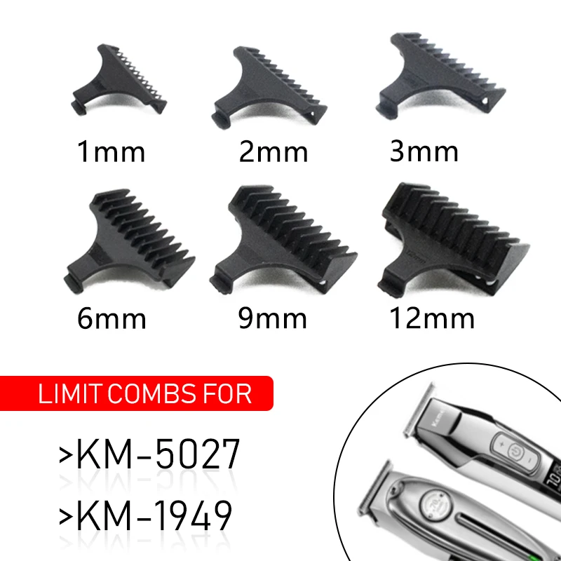 Фото Для Kemei KM-5027 1949 5098 9163 5021 и т. д. Триммер для волос, универсальная черная защита, направляющая для стрижки волос парикмахера №1