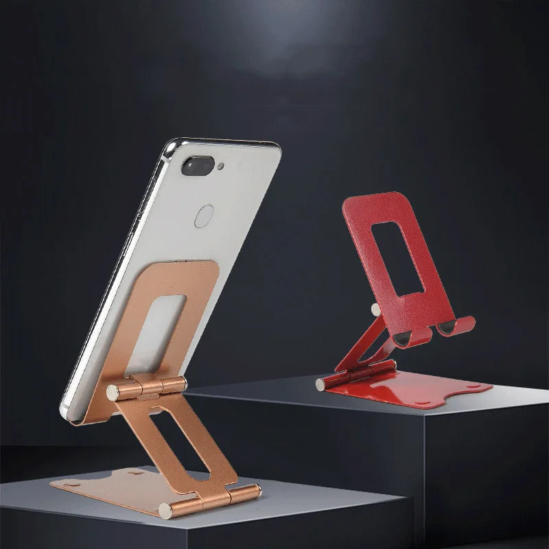 Металлический держатель для телефона регулируемая Портативная Складная