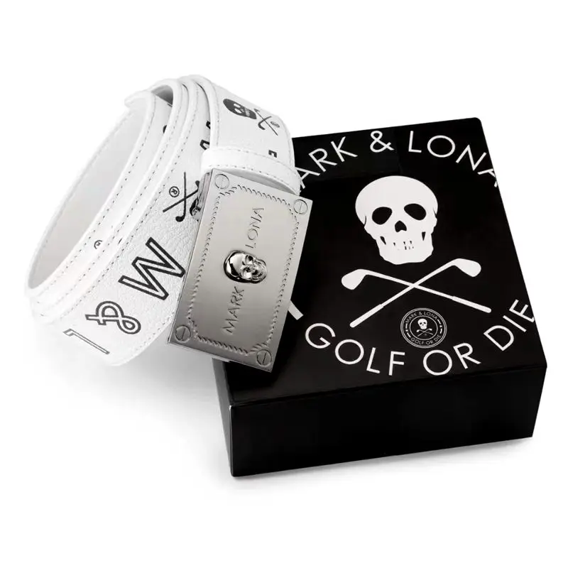 Golf Belt Men's/Women's Brand High-Quality Leather Sports Leisure Belt With Paper Box