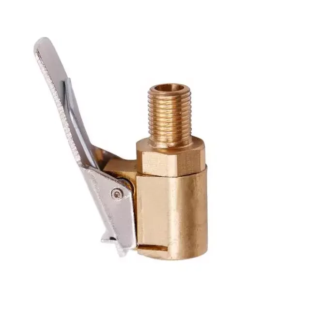 

2 In 1 Car Tire Valve Pump Nozzle Clamp for 7.88mm Hose Motorcycle Bike Tyre Inflatable Pump Valve Adapter Connector Accessories