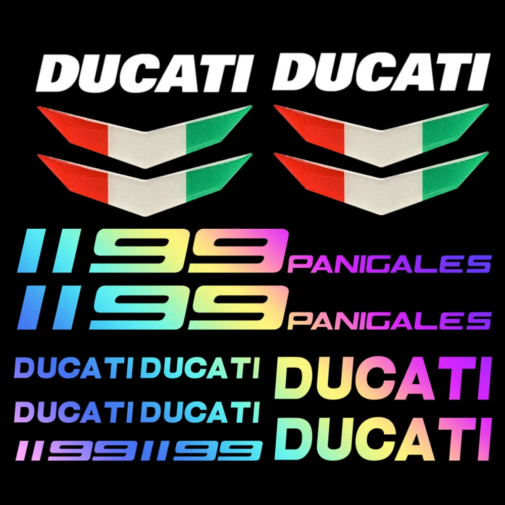 

Отражающая эпоксидная наклейка для мотоцикла, обойма для Ducati 848 959 1098 S 899 1199, модифицированное украшение