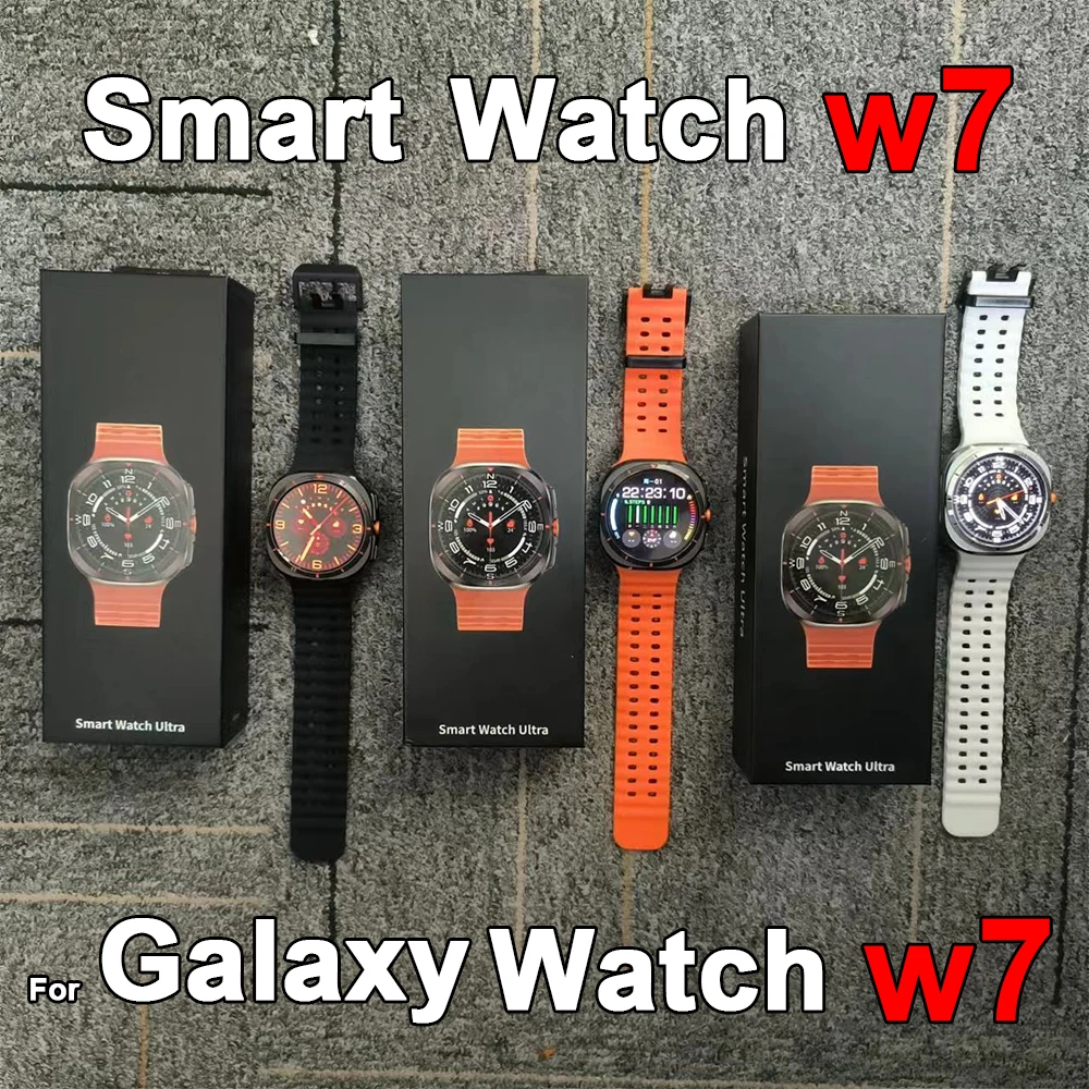 Galaxy 7 Ultra Смарт-часы С AMOLED-дисплеем Фитнес-трекер Монитор Сердечного Ритма Для