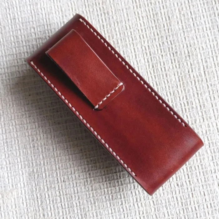 Чехол из натуральной кожи ручной работы чехол для ремня Victorinox Ranger Grip 79 130 мм (нож в