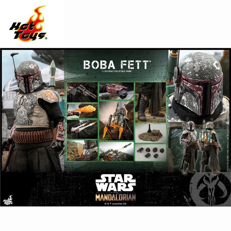 

In Stock Original Hottoys HT 1/6 Boba Fett TMS033 The Mandalorian Season 2 Star Wars Anime Figur Action Figures Model Toys