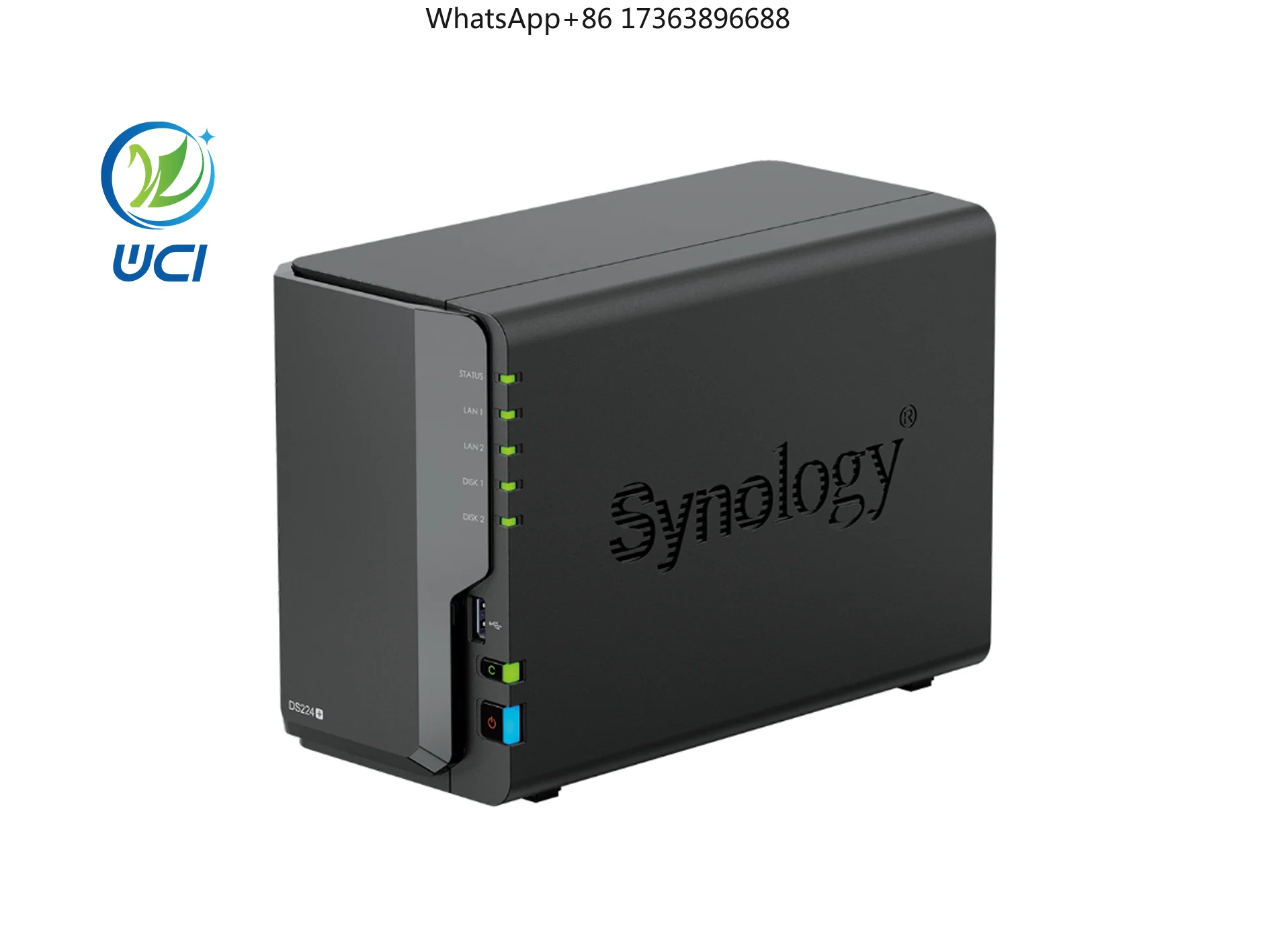Фото Новый Synology DS224+ 2-дисковый NAS без дисков, с USB-интерфейсом, форм-фактор 2U, для сетевого хранения данных, в наличии №4