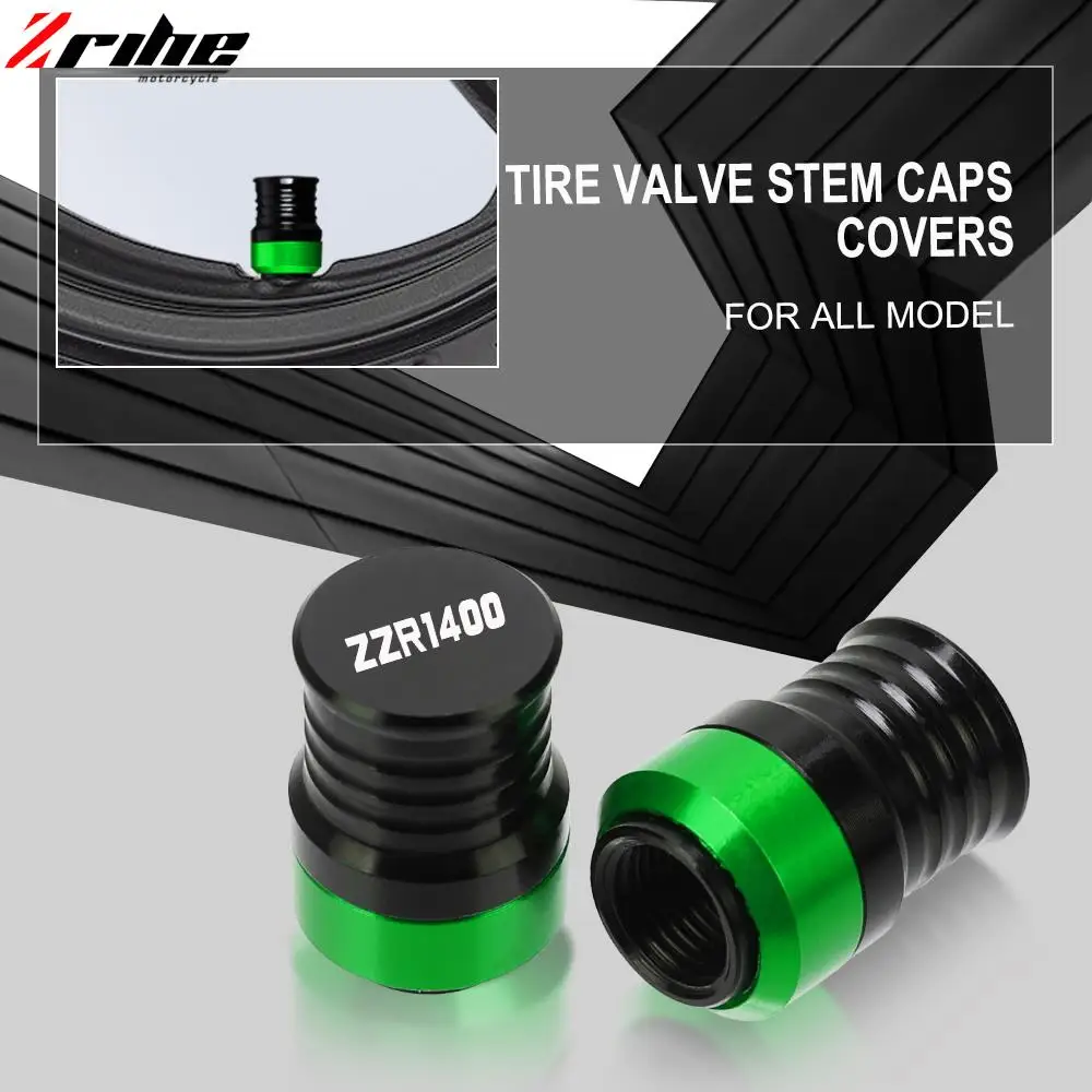 

Universal Accessories Motorcycle Wheel Tire Valve Stem Caps Airtight Covers For Kawasaki ZX-14R ZZ-R1400 ZZR1400 2006-2022 2023