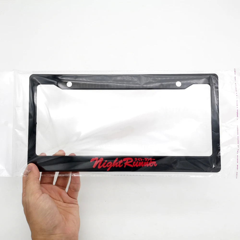 1 Пара (2 Шт.) JDM Racing Style Стандартная Рамка Номерного Знака Из АБС-пластика Для