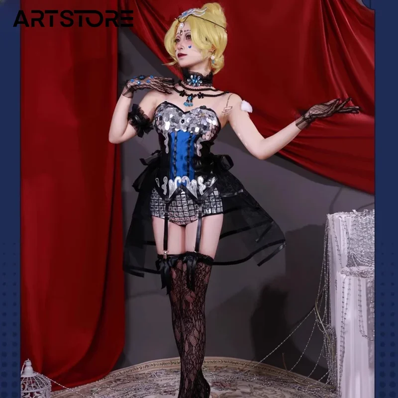 Kroto Косплей Identity V Костюм Ролевая игра Комикс с праздничным платьем Парики для