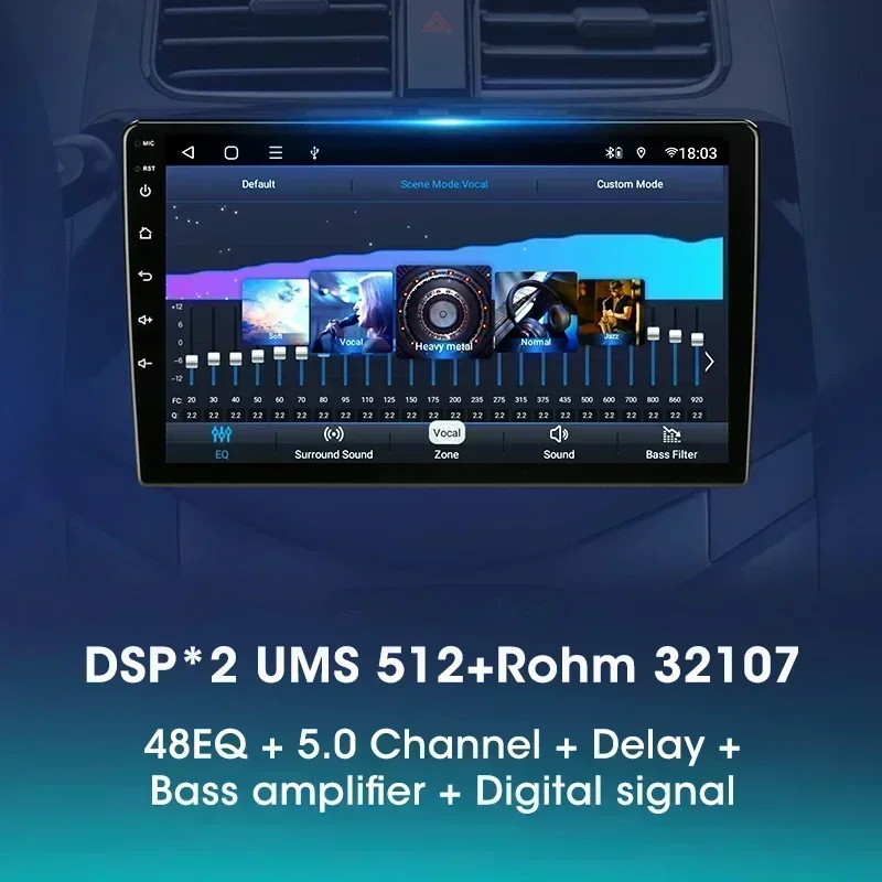 JMCQ 2Din 4G Android 12 автомобильный радиоприемник мультимедийный видеоплеер для Chevrolet