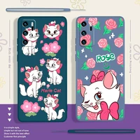 disney the aristocats for huawei p 50 40 30 20 smart 2021 2019 lite pro plus liquid rope silicone soft phone case cover