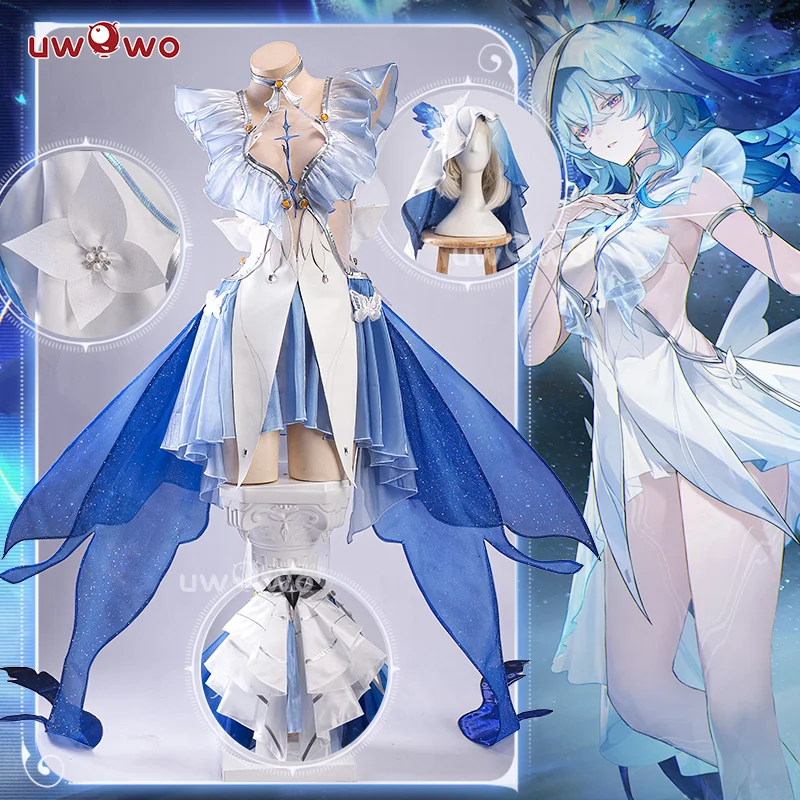Фото ПРЕДПРОДАЖА UWOWO Shorekeeper Косплей Игра Wuthering Waves WuWa Shorekeeper Косплей Костюм Хэллоуин Костюм №1