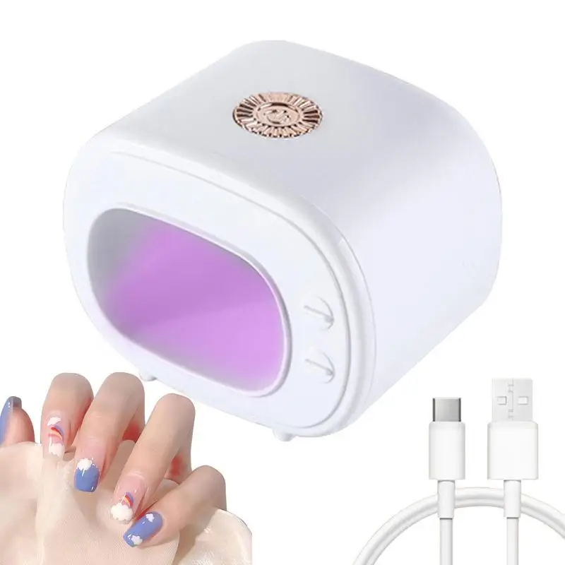 

Портативная USB-Сушилка для ногтей, УФ-светодиодная лампа для отверждения всех гелей, светодиодная лампа для ногтей, отверждение всех гелей за считанные минуты, легко носить с собой