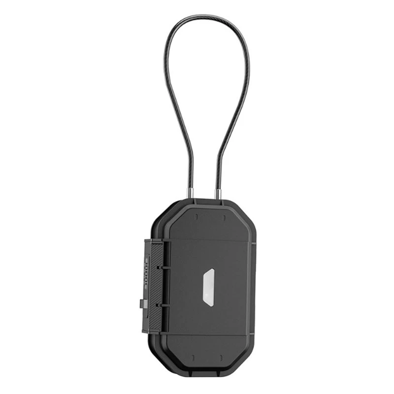 Фото Дорожный сейф BAAE Travel Safe Lock Box с 4-значным кодовым замком, защита от кражи, персональный пляжный сейф, съемный стальной трос, защитный кейс №1