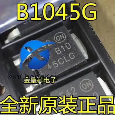 30 шт., оригинальные новые флейты B1045G MBRD1045T4G 10A/45V TO-252