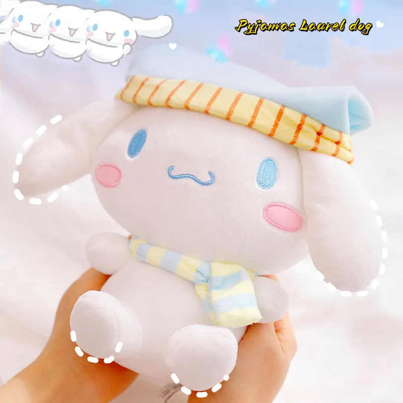 

20 см Sanrio Cinnamorol мультфильм кавайная большая собака зимняя плюшевая кукла для детей подарок на день рождения милое украшение для дома