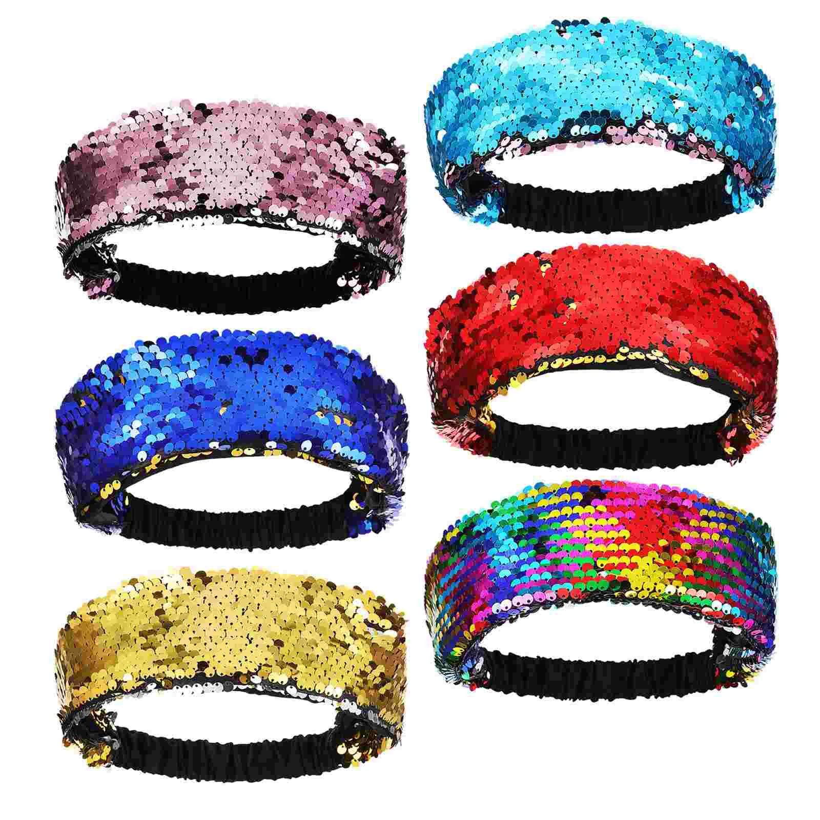 

Ободок женский блестящий, широкая повязка на голову с блестками, для йоги