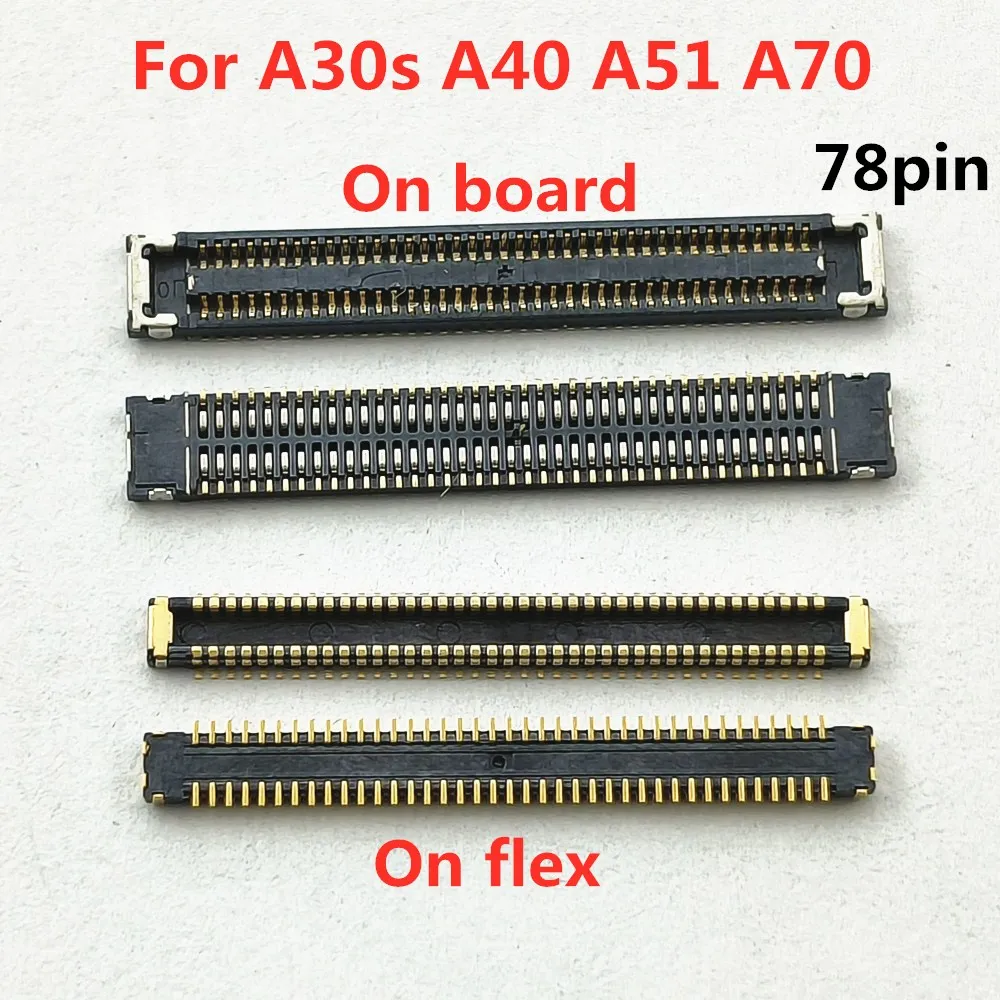 

5-10 шт. USB-зарядное устройство, порт для зарядки, разъем FPC для Samsung Galaxy A40 A405 A405F A30S A307 A51 A515 A515F, вилка 78Pin
