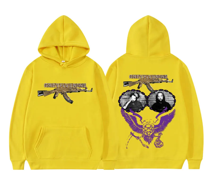 $uicideboy$ Suicide Boys Double Sided Print Men Women Hip Hop Rap Hoodies Long Sleeves Quality Cotton Unisex Plus Size Hoodie