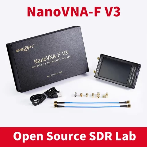 Портативный Векторный анализатор сети NanoVNA-F V3, 1 МГц-6 ГГц, для антенны MF/HF/VHF/UHF/SHF