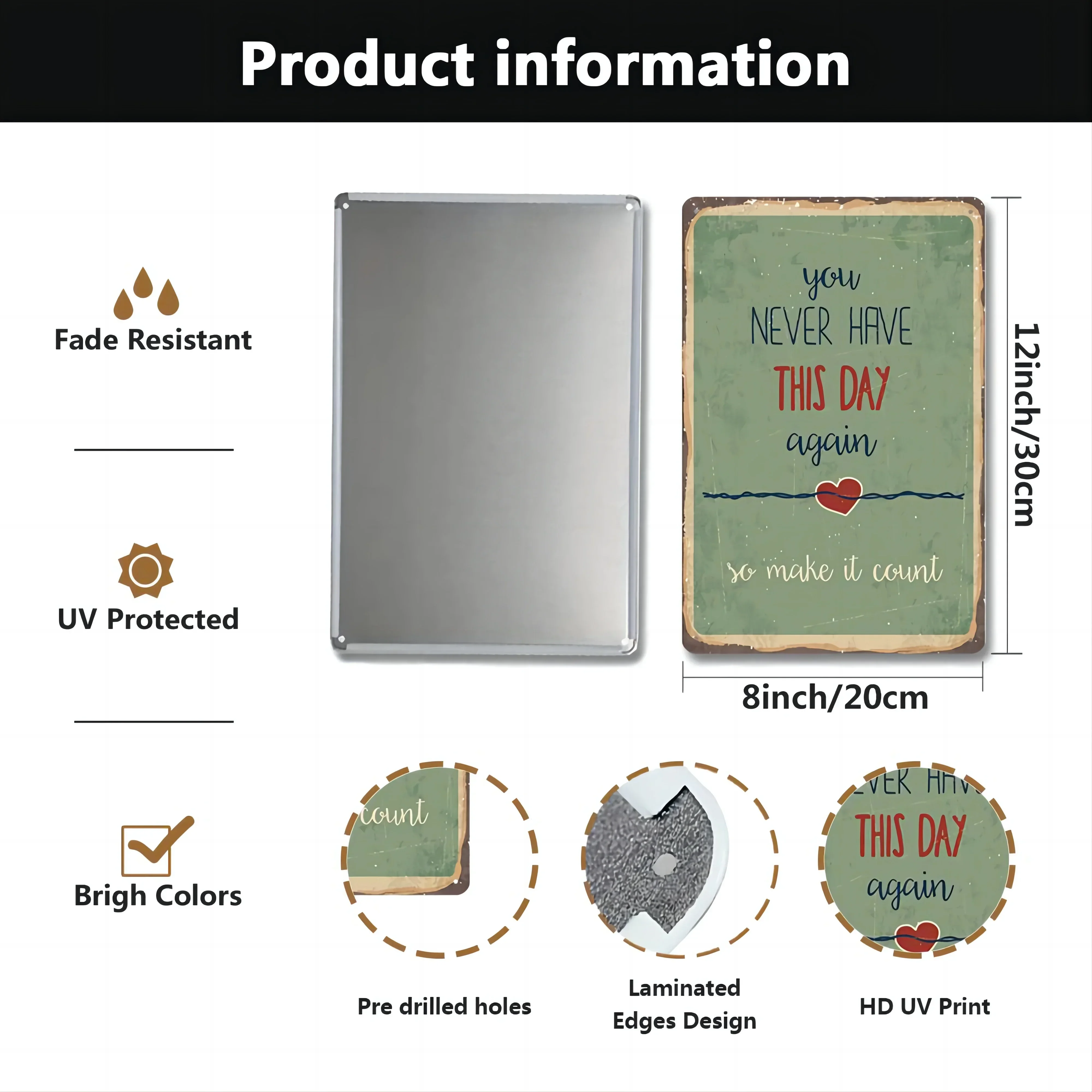 Металлическая вывеска с изображением вина