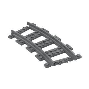 Imported 1pc MOC Brick Parts 53400 Plastic Curve Train Track Compatible Building Block Particle DIY Assmble K